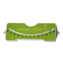 Medical Evaluation Measuring Meter Tool 0-30 Back and Spine Scoliosis Right skull green