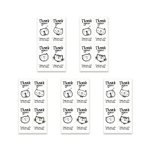 125Pcs Thank You Stickers 2.36x1.18'' Thank You Labels Appreciation Labels H257