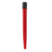 Fiberglass Pen Scratch Brush Jewelry Cleaning Brush with Steel Brass red handle fiber pen