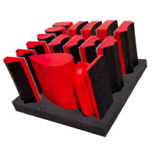 Contoured Profile Hand Sanding Block Set Interchangeable Assorted Shapes