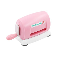 Manual Die Cutting & Embossing Machine with Hand Crank for Handmade Arts Crafts Pink