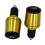 Universal Motorcycle Handlebar Grips Ends Handle Bar Ends Weights Plugs Gold 1
