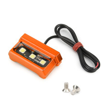 License Plate Light LED Rear Tail Number Lamp Universal Indicators Motorbike 12V Orange