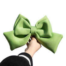 Helmets Decoration Motorbike Helmets Decor Helmets Accessories Bowknot Avocado green