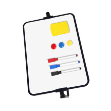 A 4 Whiteboards Double Sided Whiteboard Magnetic Whiteboard Teacher Supplies Black