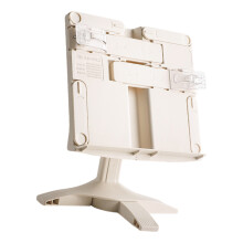 Foldable Book Stands for Reading, Height Angles Adjustable Textbook Book Moonlight white