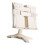 Foldable Book Stands for Reading, Height Angles Adjustable Textbook Book Moonlight white 1
