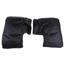 2x Motorcycle Bike Scooter Handlebar Gloves Hand Muffs Cycling Winter Warm Mitts L
