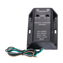 High Level to Low Level Converter RCA Speaker Adapter Bass Audio Adapter Wire