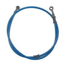 Motorbike Brake Hose 60/90/120cm Universal Clutch Oil Pipe Motocross Braided Blue 120cm