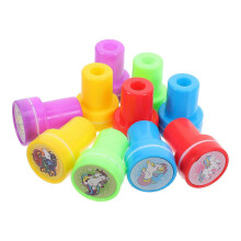 10 Pcs Unicorn Cartoon Stampers Kids Birthday Party Favors