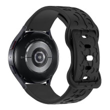 KALEBOL 18mm Silicone Strap Compatible For Huawei Watch GT 4 41mm / Garmin Venu 3S Leopard Texture Watch Band