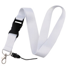 Lanyard Strap Badge Lanyard Strap Phone Lanyard with Safe Breakaway for Key White