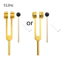 Tuning Fork Set Aluminum Sensory Tuning Forks for Healing Chakra Ttuning Forks Gold