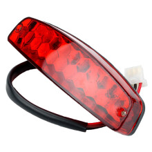 12V LED Brake Tail Light Turn Signal License Plate Light for Motorcycle Scooter