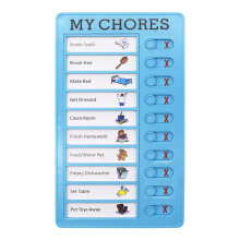 Wall Checklist Board for Elder Daily Care Checklist Memo Board for RV Car Home BL1