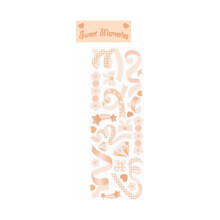 Ribbon Sticker Photo Sticker for Journal Diary Album Card Making DIY Art Orange color
