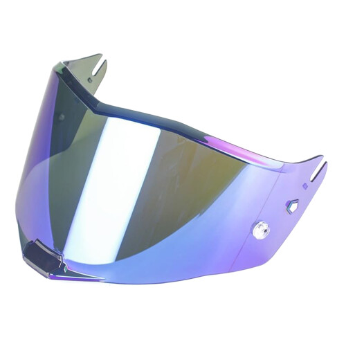 UV Blocking Helmet Visor Lens for FF805 Full Face Windshield Day Night Aurora blue