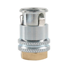 Locks on Air-Chuck 1/4NPT Closed Flow Metal Tire Air-Chuck For Inflator Compress 1 pack