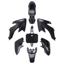 Plastic Fairing Body Kit For CRF50 XR50 Pit Dirt Motorcycles 2021 Year Black