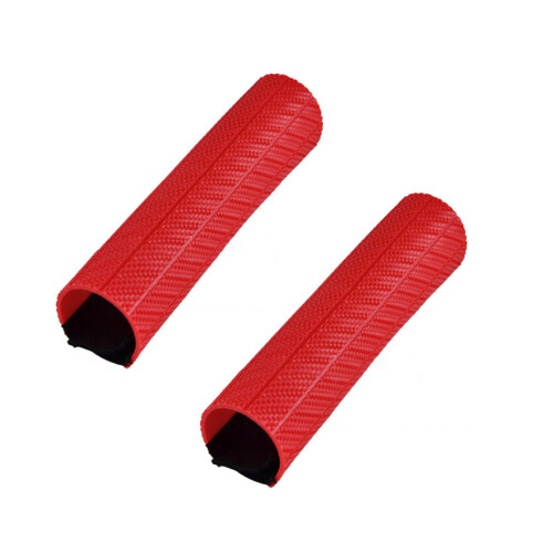 Motorcycle Front Fork Cover Gaiters Sleeve Boot Shock Protector Dust Guard Red