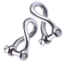 2Pcs 5/32" Screw Pin Shackle Rustproof Twisted Shackle Screw Pin Twist Shackle