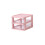 Desk Organizer with Drawer Stackable Organizers Desktop Storage Box for Office Pink 2 1