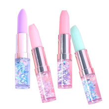 4Pcs Lipstick Shaped Gel Pen Liquid Sand Pen Pocket Size Gel Pen for Mixed color appearan