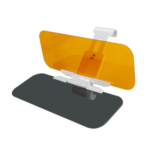 Car Visor Sun Blocker Adjustable Car Sunshade & Night-Vision Visor Extender Button