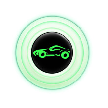 Anti-collision Rubber Pad Car Door Anti-knocks Sticker Soundproof luminous with logo