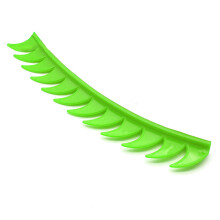 Helmet Sticker Dirt Reflective Rubber Bikers Motocross Mohawks Spikes Motorcycle Green