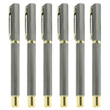 Business Signing Pen Plastic Gel Ink Pen Smooth to Write Guest Sign In Pen Grey