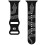 Pulseira de silicone com padrão de cobra gravado, compatível com relógios inteligentes de 46 mm, 49 mm, 45 mm, 44 mm e 4 1