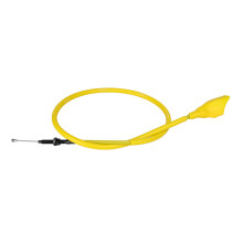 Universal Straight Head Motorcycle Gas Throttle Fluorescent yellow single clutch line