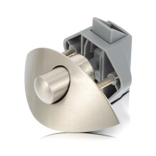 Push Lock Household Drawer Keyless Button Lock Hardware Boat Pearl Nickel 17mm to 20mm