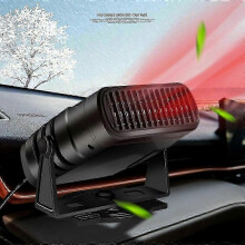 Ventoinha Aquecedora Elétrica para Automóvel 12 V 200 W, Portátil, Desembaciador e Descongelador para Veículos