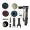 High Efficiency Air Angled Grinder with Multiple Collets and Grinding Wheels 1