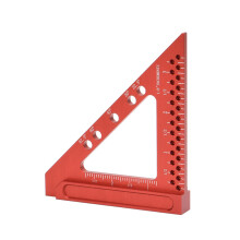 22.5/30/45/67.5 Degree Square Protractor Triangle Ruler Measuring Tool