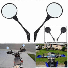 páry univerzálnych skladacích bočných spätných zrkadiel na motocykel 10 mm kompatibilných s Kawasaki KLX250