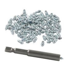 100Pcs Antislip Screw Studs Reusable Motorcycle Bike Wheel Tyre Snow Tire Spikes 9MM