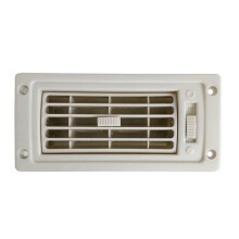 Adjustable Ventilation Cover Square Ducting Wall Hole Abs Air Vent Grille Louver