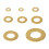 M2M2.5M3M4M5M6M8M10 Solid Brass Copper Flat Washer Plain Brass Gaskets 1