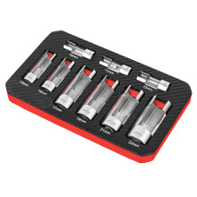 9Pcs Socket Wrench 10-22mm Remover Installer Tool Car Repair