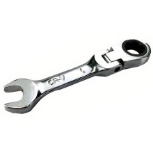 Sturdy Ratchet Wrenches 180Flexible Head Ratcheting Wrench for DIY Projects 9mm
