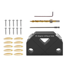 Pocket Hole Jig Pocket Hole Drilling Template Inclined Hole Drilling An 8.0 diamond set