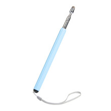 Telescopic Teacher Pointer with Lanyard Extendable Retractable Teaching Pointer Blue