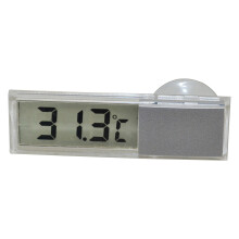 Mini Car Digital LCD Clock/Temperature Display Electronic Clock / Thermometer A
