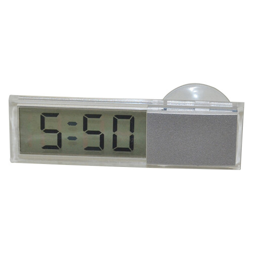 Mini Car Clock Car Dashboard Clock Vehicle Electronic Digital Thermometer/ Clock B