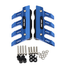 Front Mudguard Protection Cover for Motorcycles, Aluminum Guard Protective Gear Blue