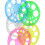 5 Pcs 360 Degree Circle Protractor Circle Template Ruler Mathematics Protractor 1